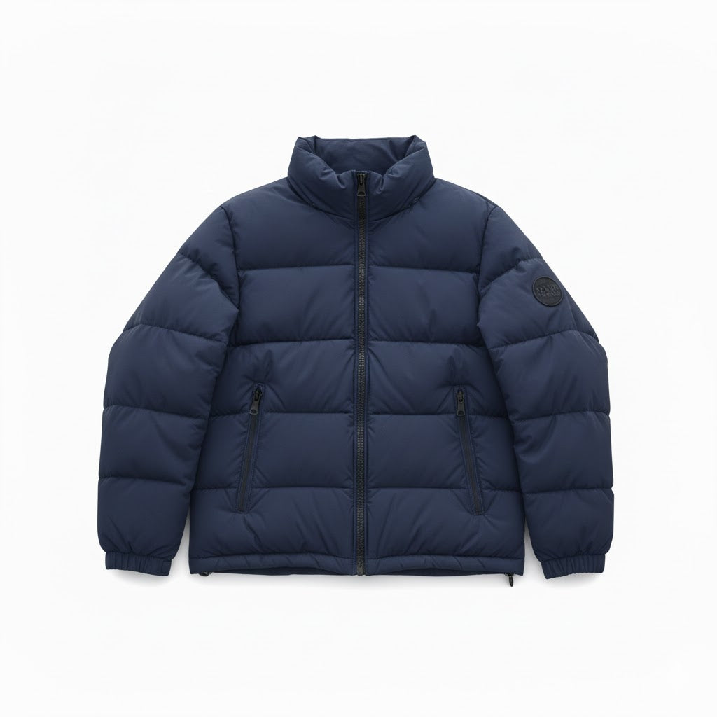 CD Icon Hooded Quilted Down Jacket